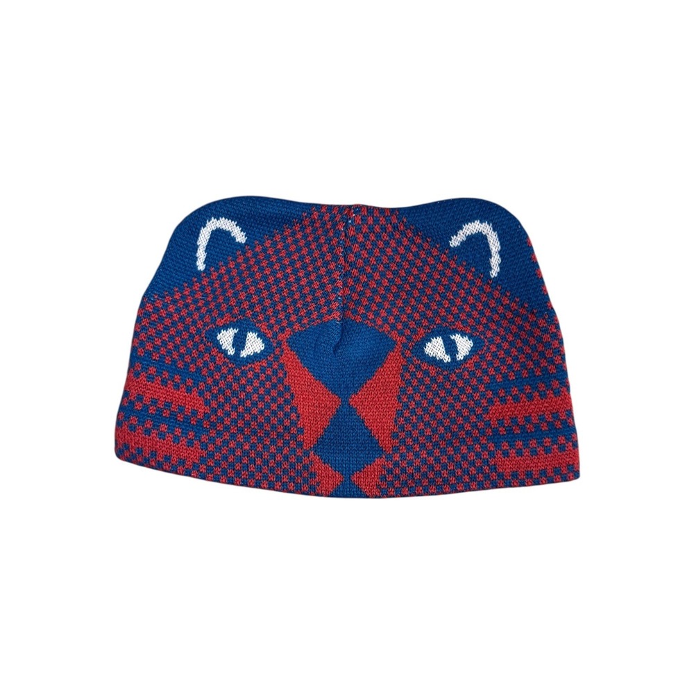 Patagonia Baby Animal Friends Beanie‎ Cub Crater Blue Knit Hat 60585 3-6M NEW